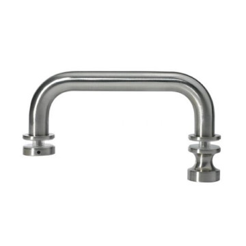 Tubular Shower Door Knob/Towel Bar Combination With Washers